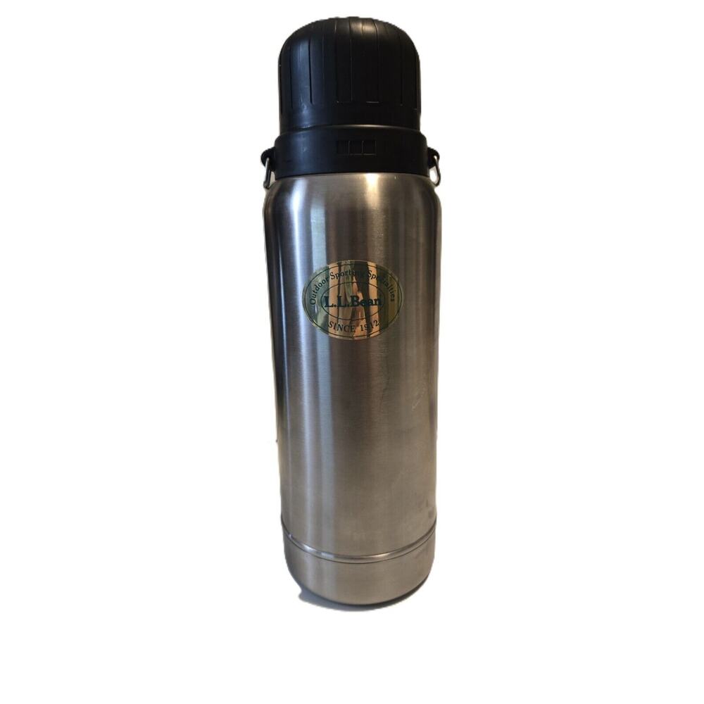 LL Bean 1 Quart Stainless Steel Thermos - Hot or Cold